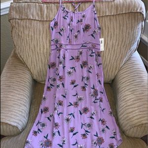 Old Navy New size 10 12 Girls Lavender Floral